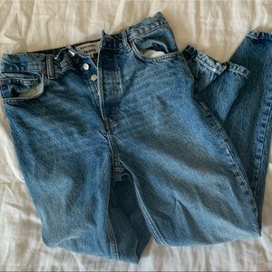 Reformation Cynthia high rise straight jeans